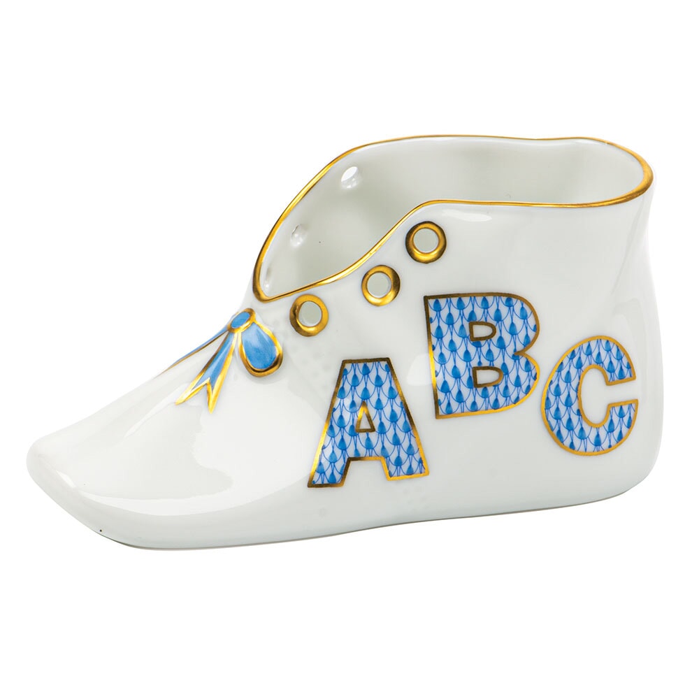 Herend 陶器の靴 Herend Baby Shoe